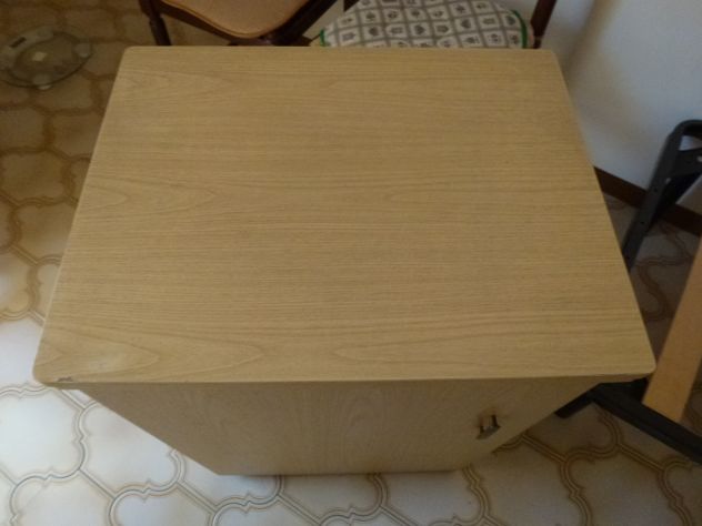 GULLMANN, macchina da cucire, perfetta ed inutilizzata completa mobile in legno - Foto 8