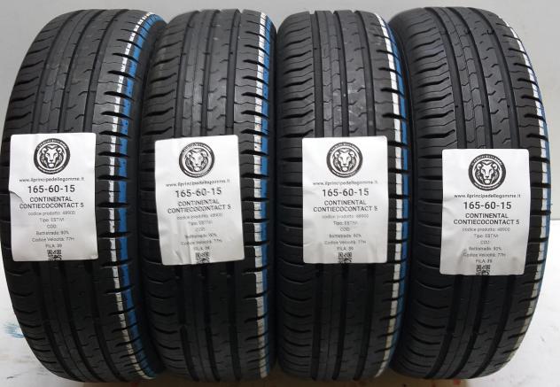 4 GOMME 165 60 15 CONTINENTAL A48900