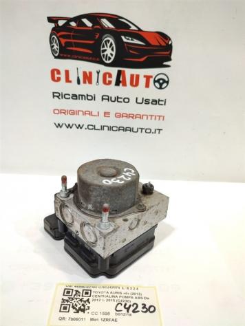 CENTRALINA ABS TOYOTA Auris Serie (E180) 44540-02380 0265242074 1ZRFAE benzina 1598 (1218) - Foto 2