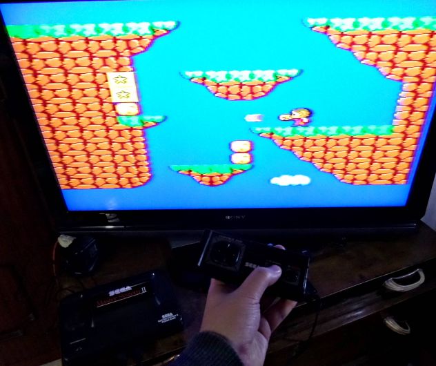 Sega Master System 2 PLUS, Originale vintage anni 90 + lightgun - Foto 4