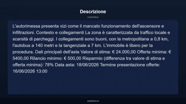 Immobile in asta di 16 m² in vendita a Milano - Foto 9