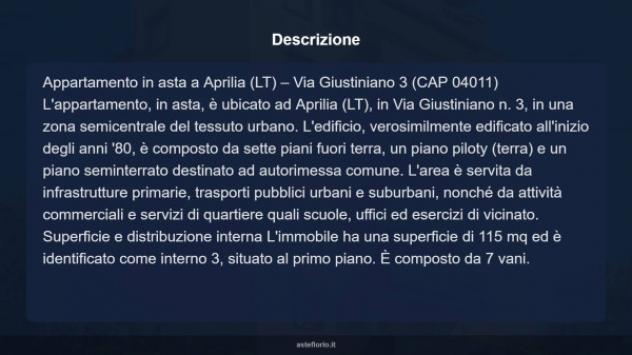 Immobile in asta di 115 m² con più di 5 locali in vendita a Aprilia - Foto 17