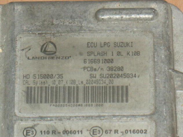 616691000 ECU landi renzo sizuki splash 1.0 616691000 hd51500035 - Foto 2