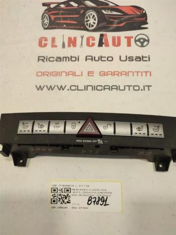 PULSANTIERA CENTRALE MERCEDES SLK W171 2° Serie 1718208210 271944 (0411) - Foto 2