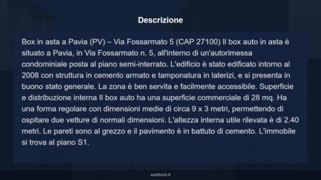 Immobile in asta di 28 m² in vendita a Pavia - Foto 9