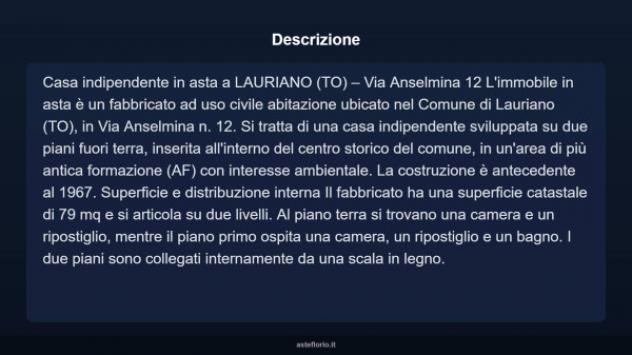 Immobile in asta di 79 m² in vendita a Lauriano - Foto 4