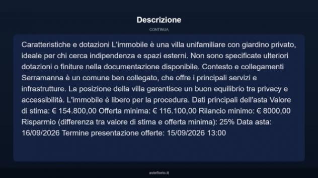 Immobile in asta di 245 m² con più di 5 locali in vendita a Serramanna - Foto 5