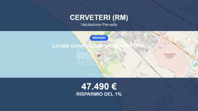 Immobile in asta di 78 m² in vendita a Cerveteri