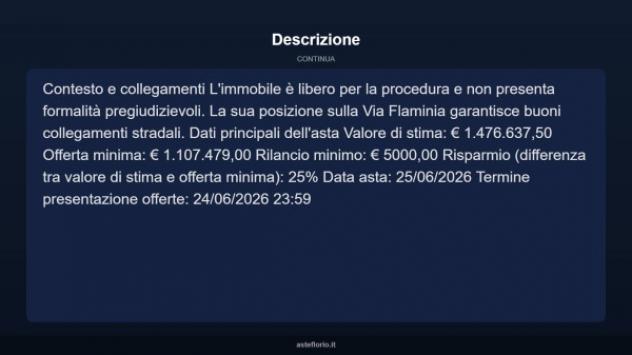 Immobile in asta di 1514 m² in vendita a Riano - Foto 9