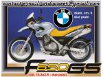 4 Adesivi moto Bmw F 650 GS