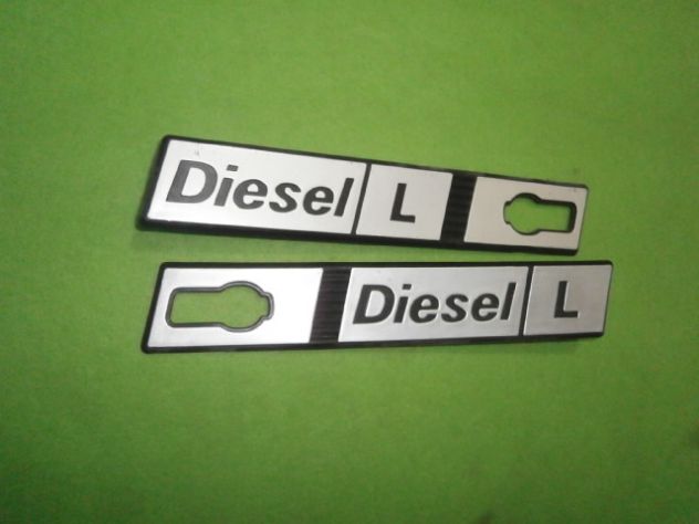 Scritte loghi targhette parafanghi anter. laterali Fiat ritmo diesel L "NUOVE" - Foto 3