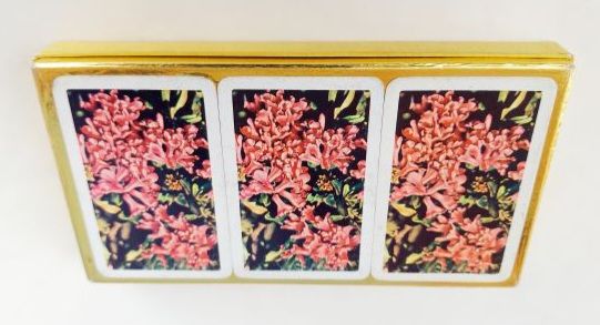 Cofanetto in cartoncino contente set 3 mazzi di carte Piatnik Canasta Samba - Foto 5