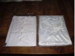 DUE CAMICIE DA NOTTE NUOVE,DA DONNA,LUNGHE,BIANCHE,ENTRAMBE VERO MADE IN ITALY,T