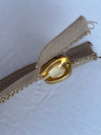 X72 Cerniere Lampo Zip metallo OPTI senza tiretto cm 43 Nocciola – Pz. 40 - Foto 3