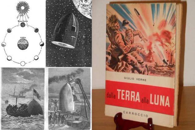 Giulio Verne dalla terra alla luna, ill. Luise, 1954 . - Foto 6