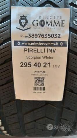 4 gomme 295 40 21 pirelli a903 - Foto 2