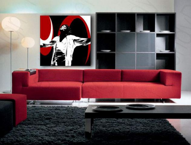 Quadro di Michael Jackson dipinto a mano