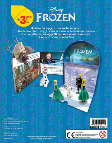 FROZEN Disney Con 4 personaggi 3D e 1 scenario per giocare! - Foto 3