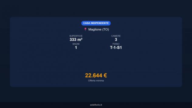 Immobile in asta di 333 m², box auto doppio in vendita a Maglione - Foto 17