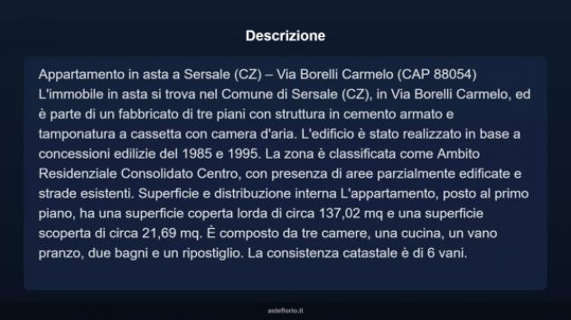 Immobile in asta di 137 m² con più di 5 locali in vendita a Sersale - Foto 4