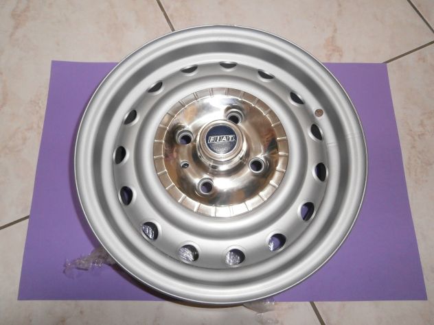 COPPE RUOTA MOZZO CENTRALE PER FIAT 127 L C FIAT 128 CL COMFORT ATTACCO 4X98 - Foto 6