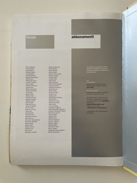 Rivista D'ARCHITETTURA n. 23/2004, DOPO ALDO ROSSI - Foto 6