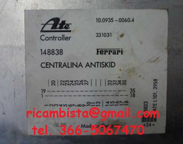 10.0935-0060.4 Ferrari F355 centralina ABS ATE - Foto 3