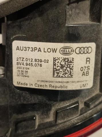 STOP POSTERIORE DESTRO INTEGRATO NEL PORTELLO AUDI A3 Sportback Serie (8VF) 8V4945076 DDY (16) - Foto 4
