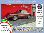Alfa Romeo Spider (Duetto) 1.6 103 cv benz.