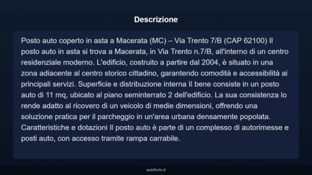 Immobile in asta di 11 m² in vendita a Macerata - Foto 3