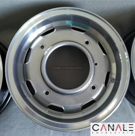 Cerchi mm 4,5x 12 et25 4x190 fiat 500 l f r - Foto 3