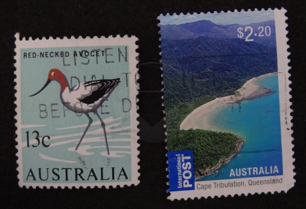 AUSTRALIA 1890-2010 Lotto di 19 francobolli - Foto 6