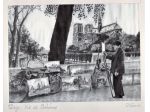 Stampa serigrafata su seta Giuseppe Mario D'amico: Parigi, La vie de bohème