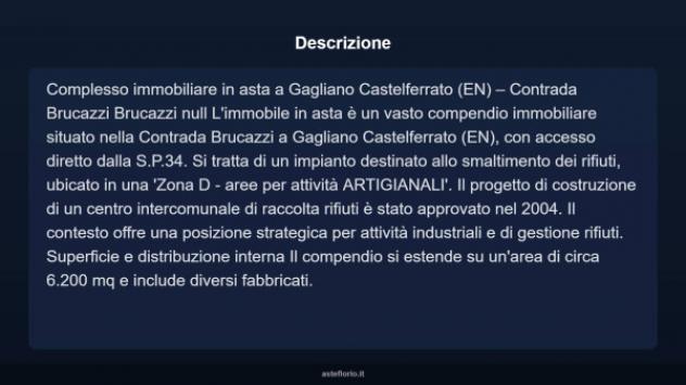 Immobile in asta di 6200 m² in vendita a Gagliano Castelferrato - Foto 3