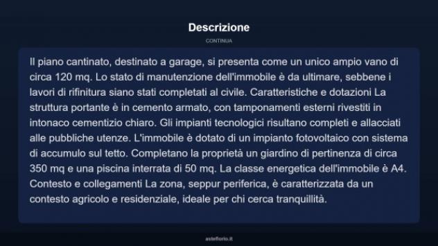 Immobile in asta di 196 m² con più di 5 locali e box auto in vendita a Francofonte - Foto 18