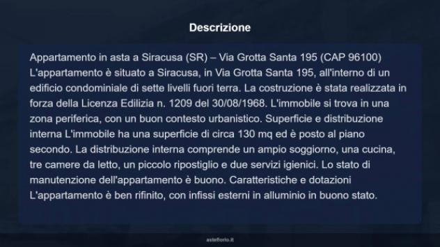 Immobile in asta di 130 m² con più di 5 locali in vendita a Siracusa - Foto 18