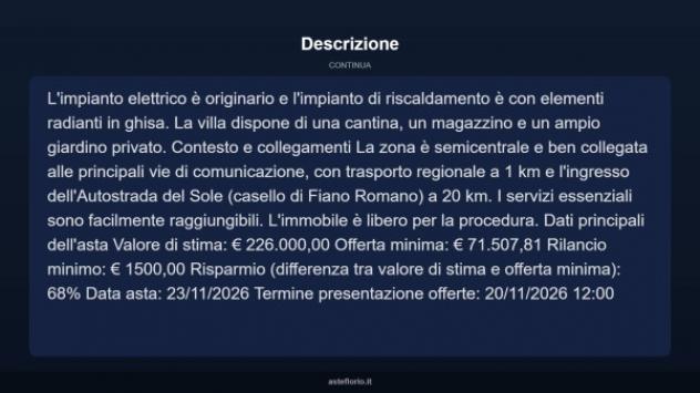 Immobile in asta di 210 m² in vendita a Toffia - Foto 16