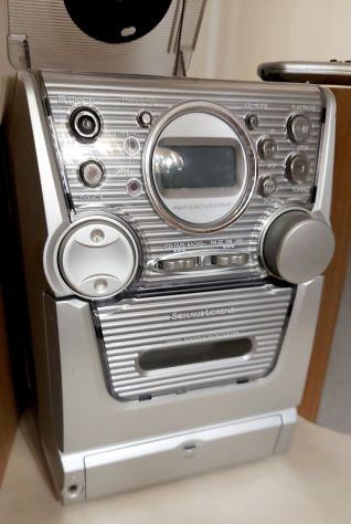 Micro sistema Hi-Fi compatto marchio Schaub Lorenz MC5600 due casse audio+teleco - Foto 8
