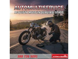 Acquistiamo moto in qualsiasi stato