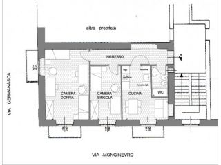 TRILOCALE ARREDATO - 2/3 STUDENTI - VIA MONGINEVRO 19 VICINO POLITECNICO