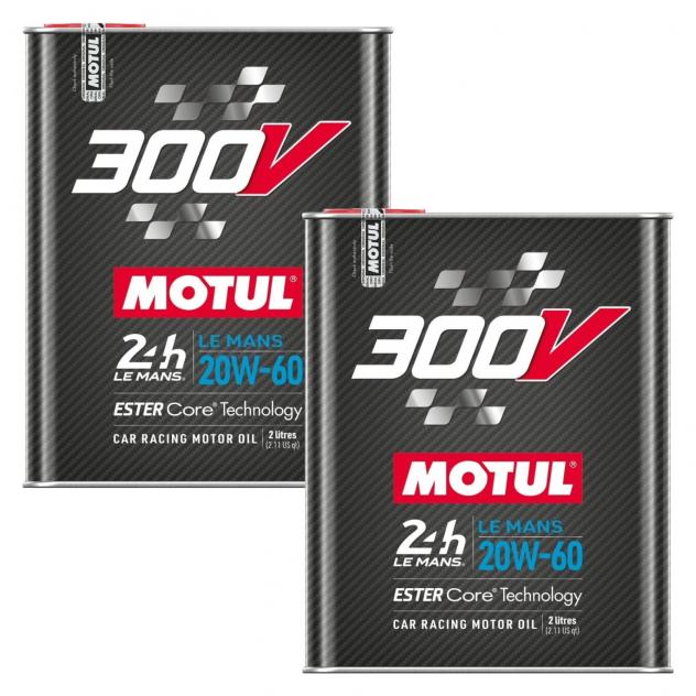 Motul 300V Le Mans 20W-60 4L- Olio sintetico da competizione