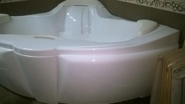 vasca da bagno angolo fantasy simpaty Glass - Foto 3