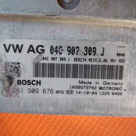 Centralina motore VW.Polo Cod.0261S09676 rif.04C907309J (art.78)AUDI VW SKODA SE - Foto 5