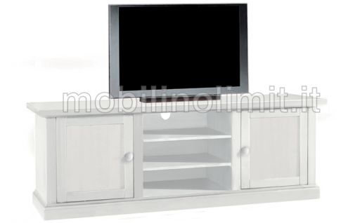 Porta Tv 2 Ante - Bianco Opaco - Nuovo