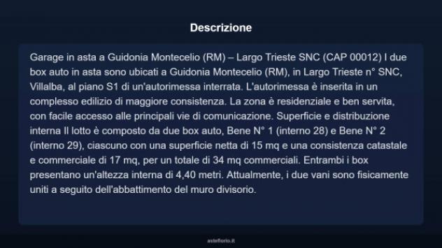 Immobile in asta di 34 m² in vendita a Guidonia Montecelio - Foto 3