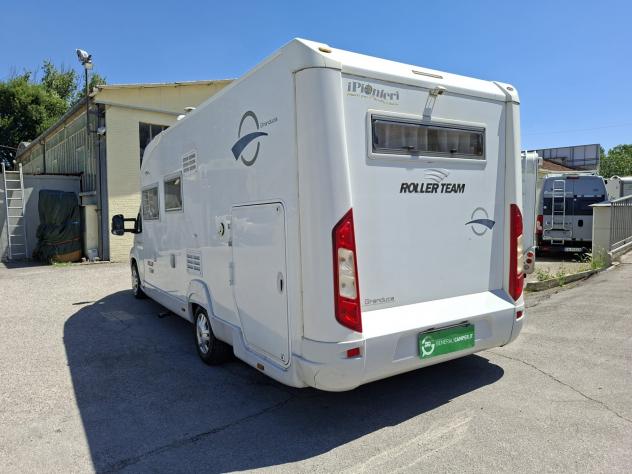 CAMPER ROLLER TEAM DUCATO SEMINTEGRALE SEMIDINETTE LETTO MATRIMONIALE GARAGE CLIMATIZZATORE FOTOVOLTAICO CAMPEGGIO USATI GENERALI 1619 - Foto 3