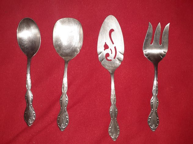 Servizio 41 Posate WM Rogers MFG.CO. Original Rogers Extra Plate Vintage USA - Foto 5