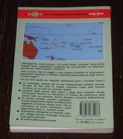 Fiji, guide edt, edizione italiana delle guide lonely planet 1994. - Foto 4