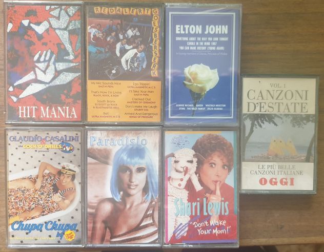 Lotto 9 7 MC Hit Mania E. John Red Alert Casalini altro