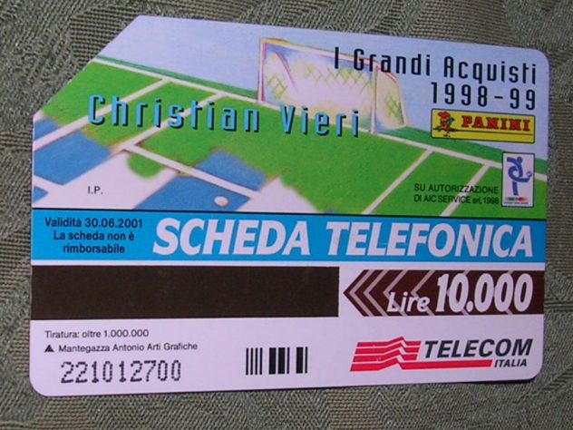 SCHEDA TELEFONICA ITALIA 40U